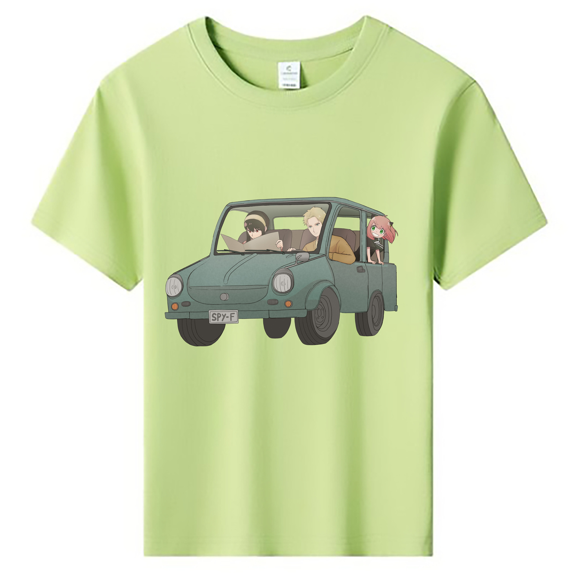 （画像用） SPY×FAMILY间谍家家酒 綿100％キッズTシャツ（フロントプリント）